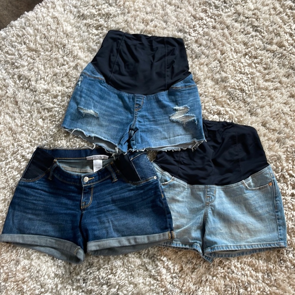 Maternity Jean Shorts